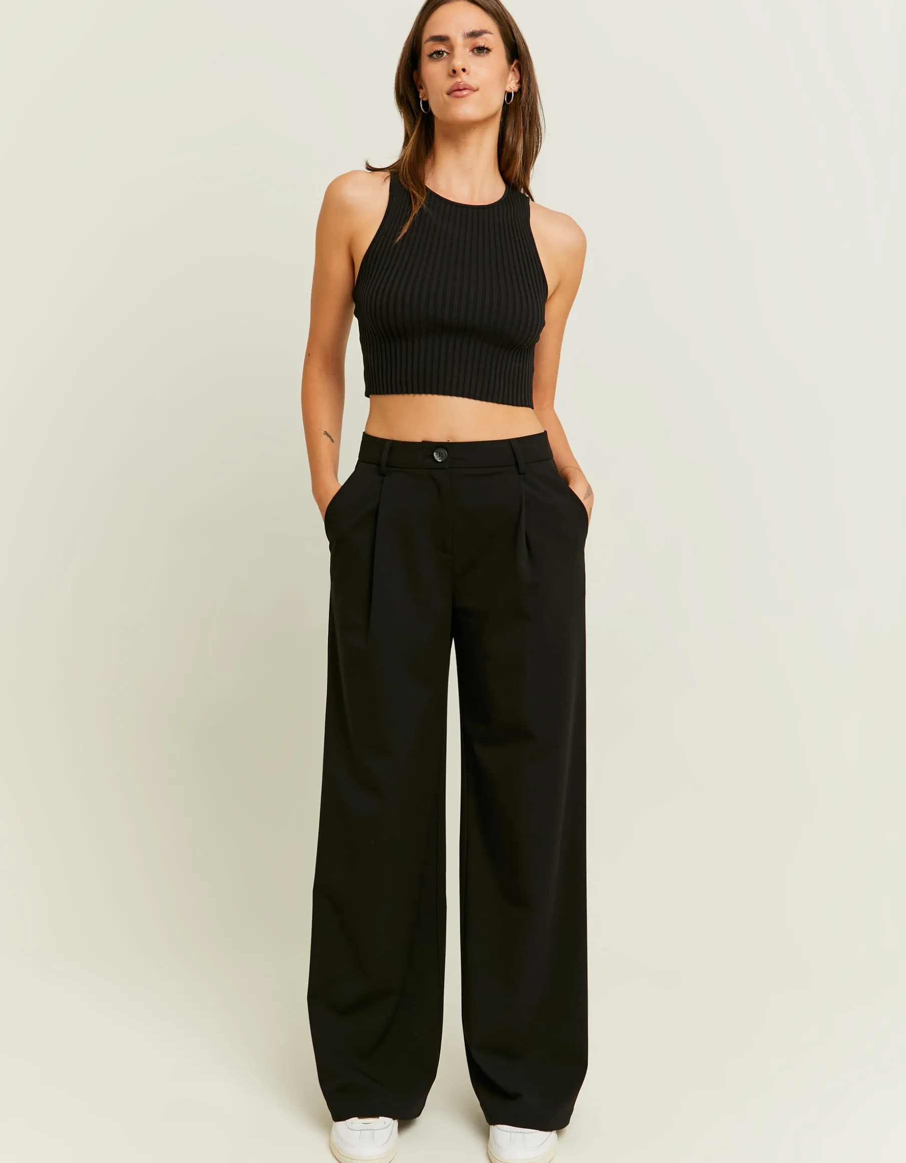 Tally Weijl Pantaloni^Pantaloni Wide Leg Neri