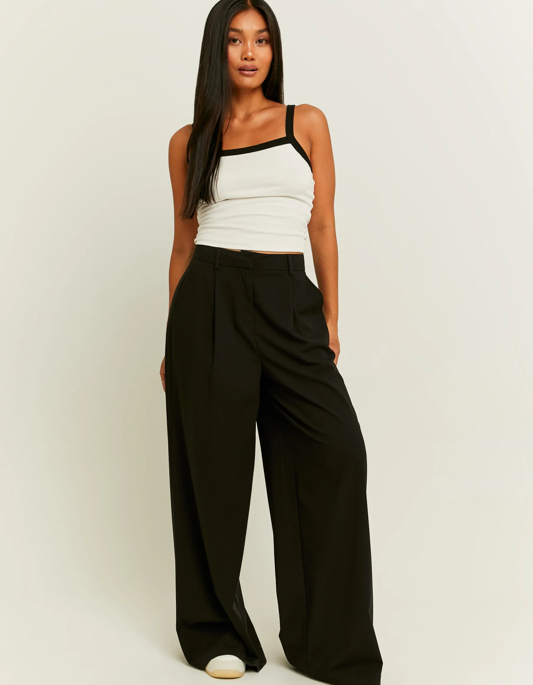 Tally Weijl Pantaloni^Pantaloni Wide Leg Tailoring Neri