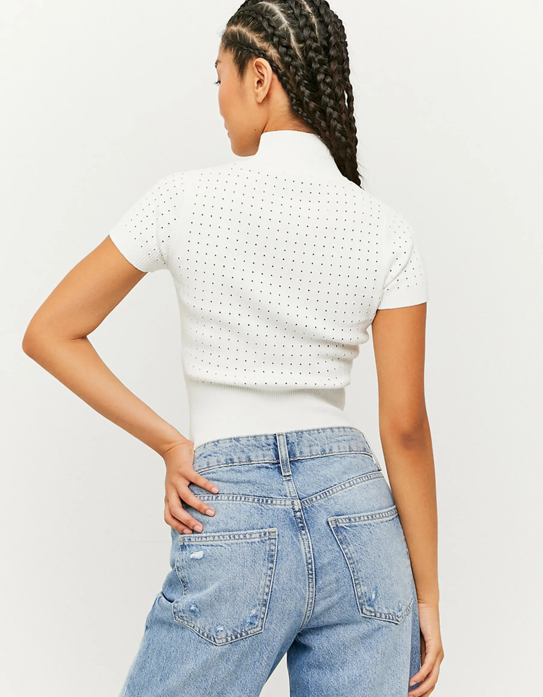Tally Weijl Maglieria^Top Bianco con Dolce Vita