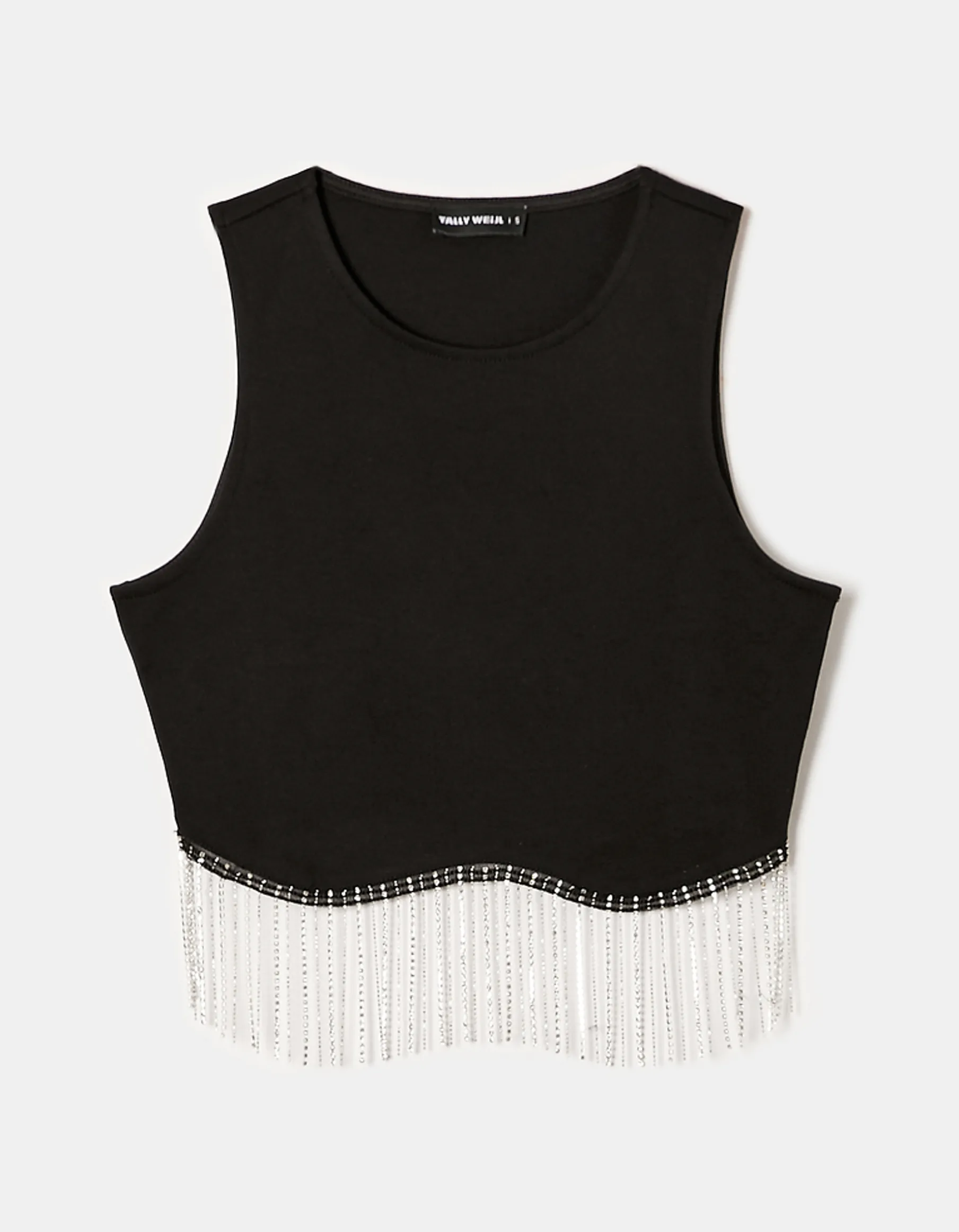 Tally Weijl Top^Top Corto Con Dettaglio In Strass