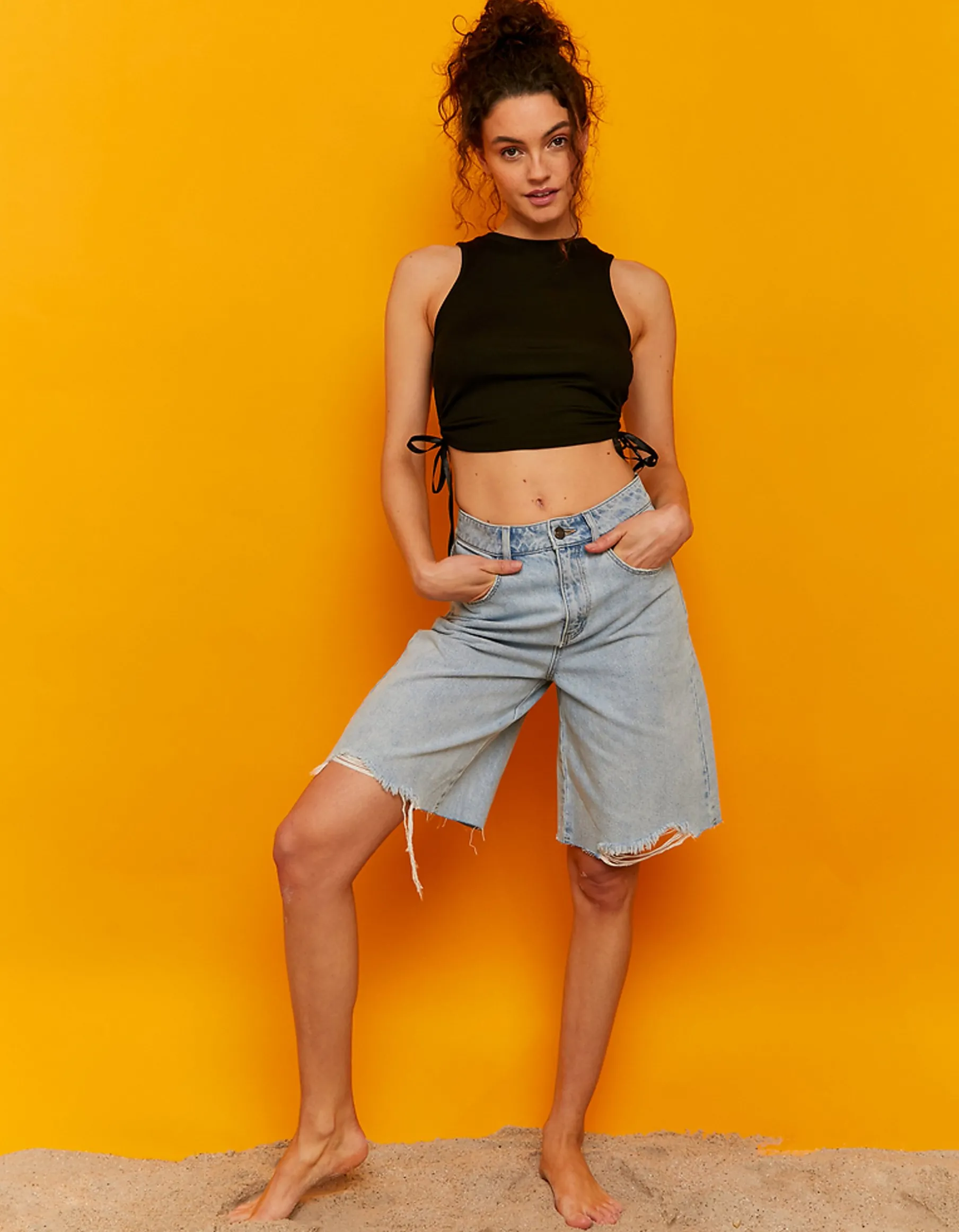 Tally Weijl Top^Top Corto con Cut Outs Laterali
