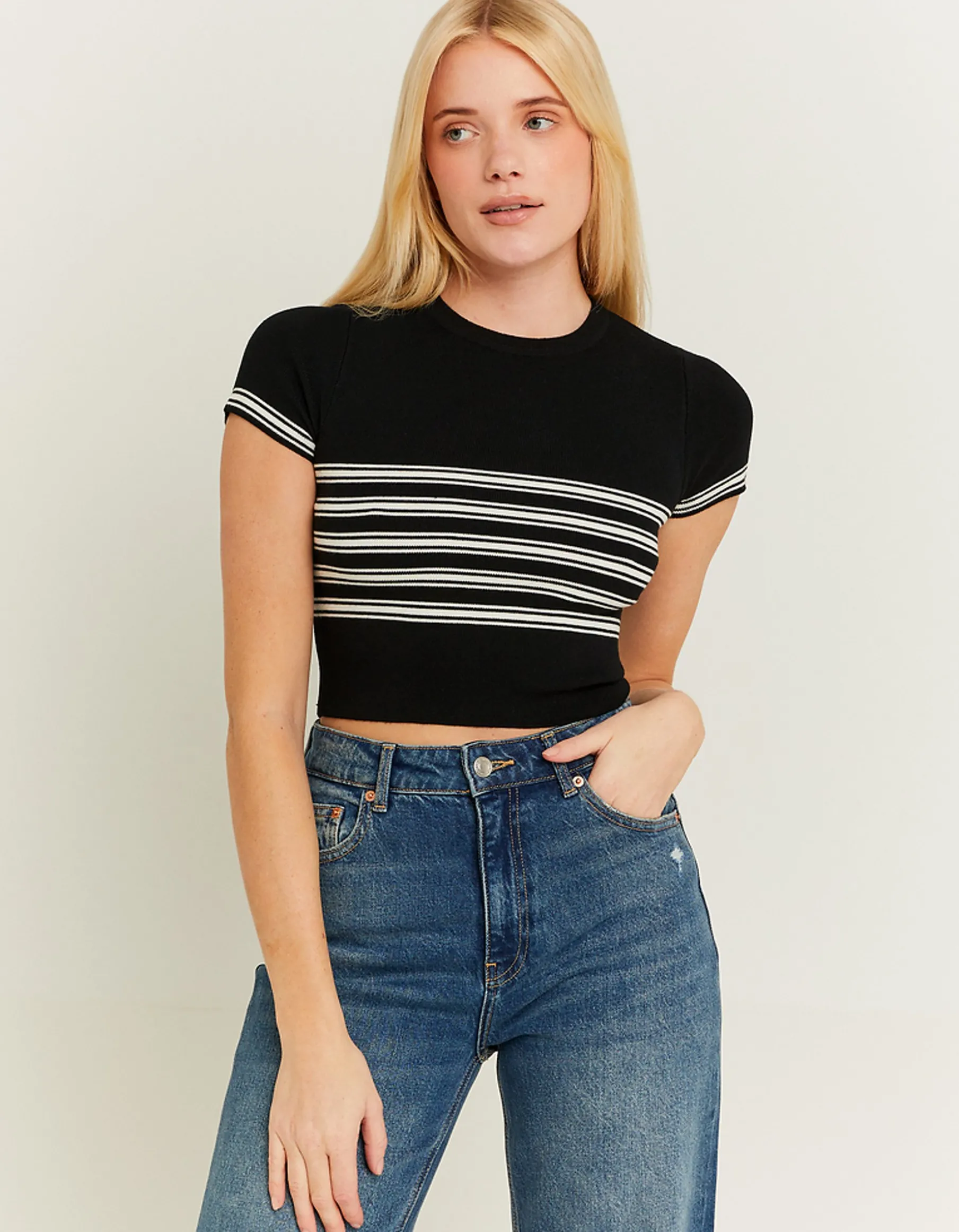 Tally Weijl Maglieria^Top in Maglia Leggera A Righe