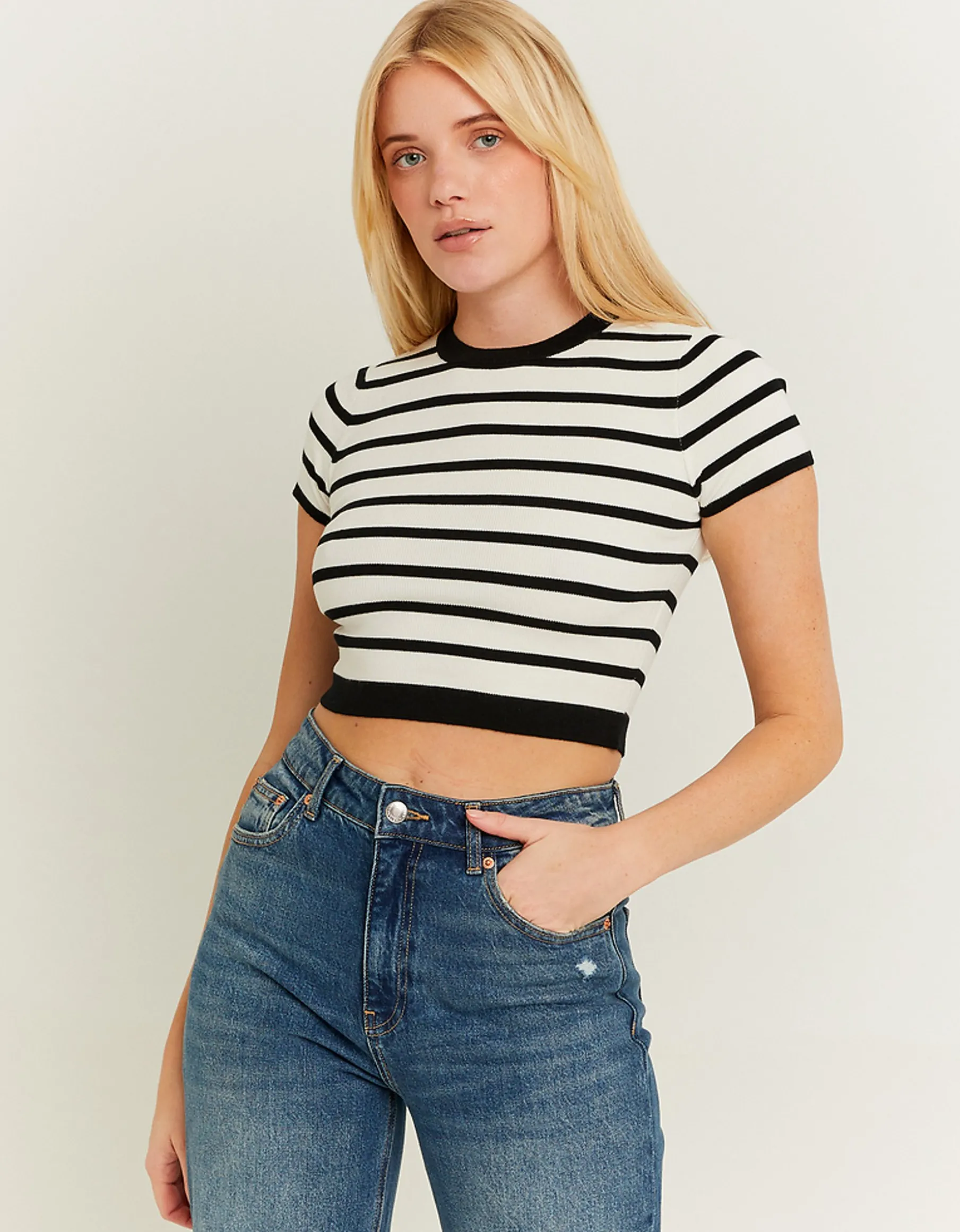 Tally Weijl Maglieria^Top in Maglia Leggera A Righe