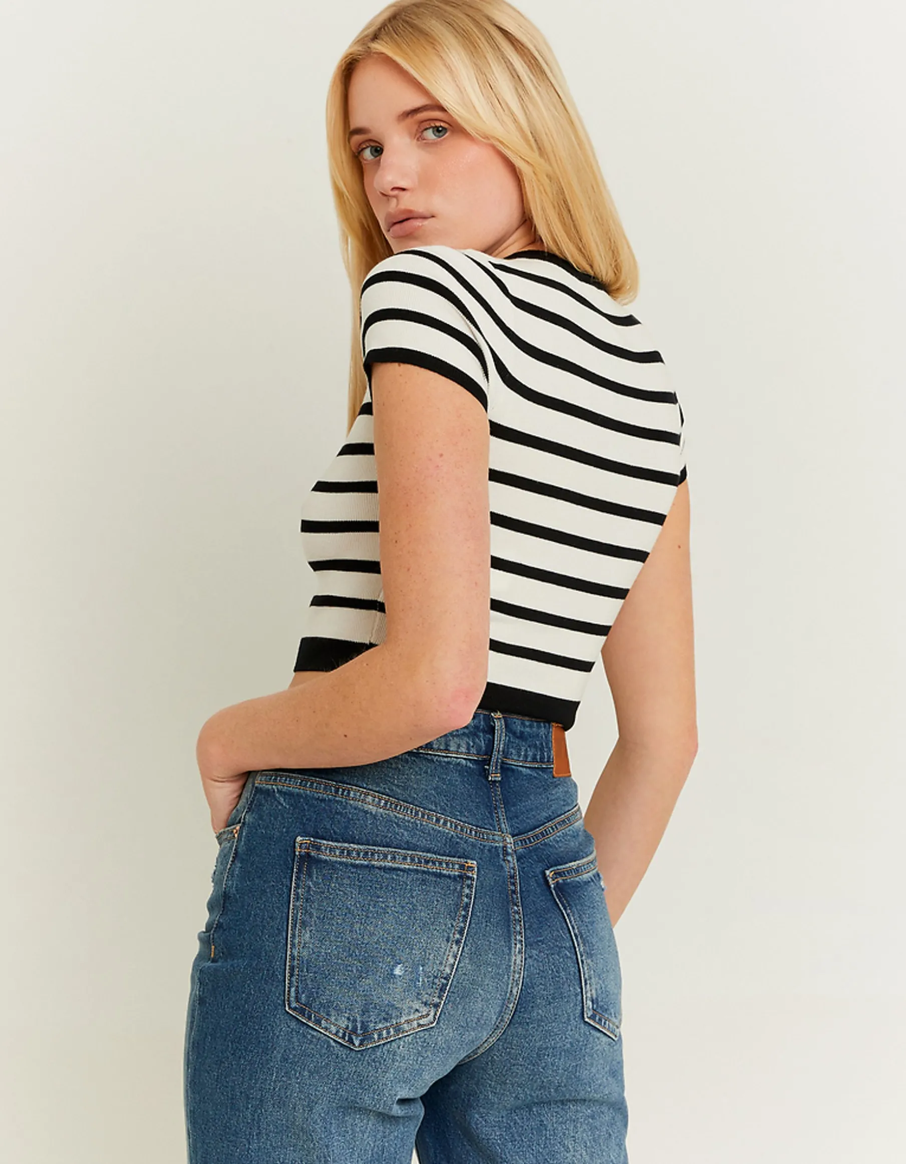 Tally Weijl Maglieria^Top in Maglia Leggera A Righe