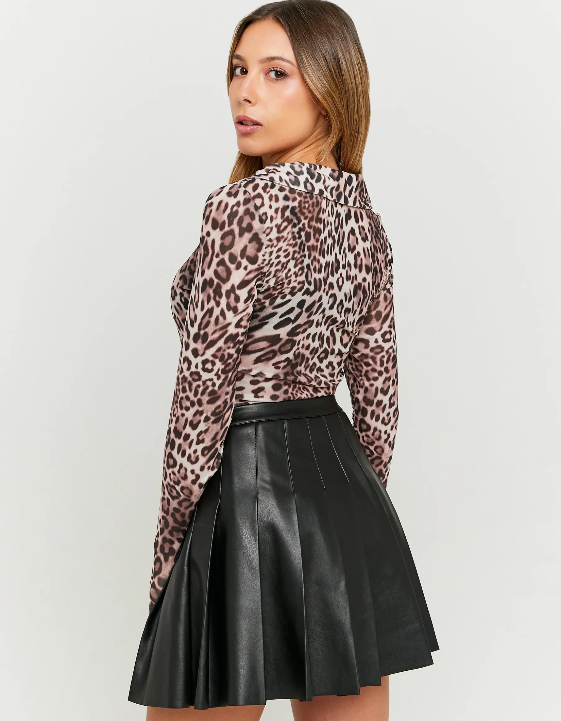 Tally Weijl Top^Top in Tulle Stampa Leo