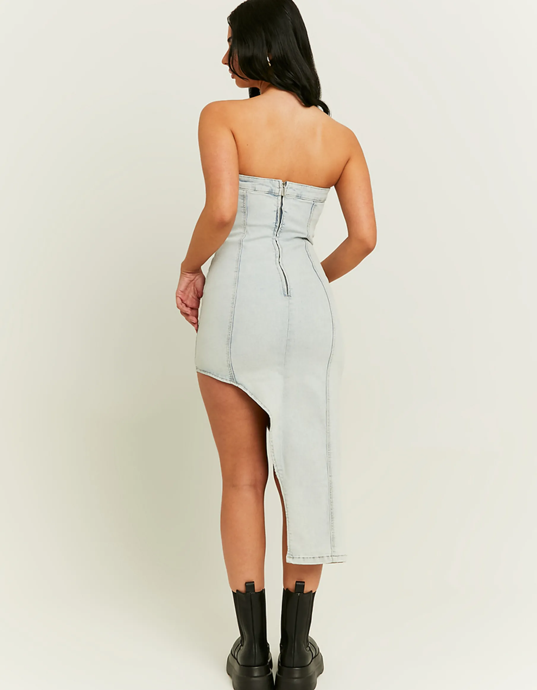 Tally Weijl Vestiti^Vestito di Jeans con Spacco Laterale
